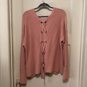 Lucky Brand Sweater with Back Tie Detail